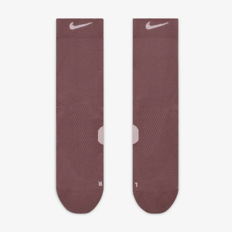 Nike Purple Running Dri-FIT Midweight Crew Socks (1 Pair)  | Best Price UAE